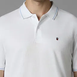 louis philippe sport Louis Philippe Jeans Men Polo Collar Slim Fit T-shirt image 2
