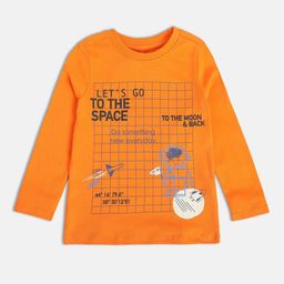 MINI KLUB Boys Typography Printed Round Neck Cotton Regular T-shirt-picture-48