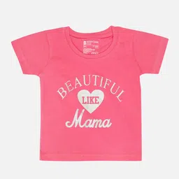 Bodycare Girls Typography Printed Cotton T-shirt image 2