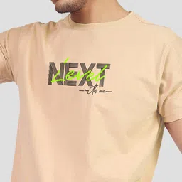 Greylongg Typography Printed T-shirt image 2