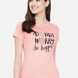 Fabflee Pack of 3 Typography Printed Cotton T-shirt image 2