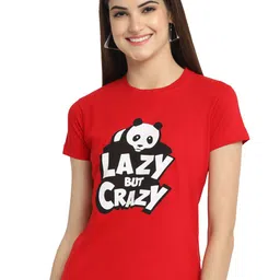 Fabflee Pack Of 4 Typography Printed Cotton T-shirt image 4