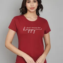 Trend Level Women Typography 2 Printed T-shirt image 5