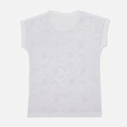 Kids Ville Girls White Harry Potter Printed T-shirt image 2