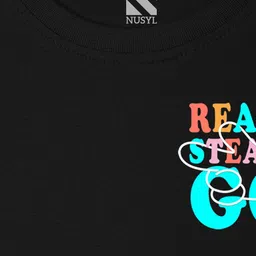 NUSYL Boys Typography Printed Round Neck Cotton T-shirt image 2