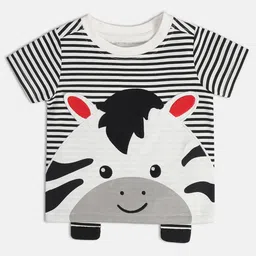 MINI KLUB Boys Striped Cotton T-shirt-picture-55
