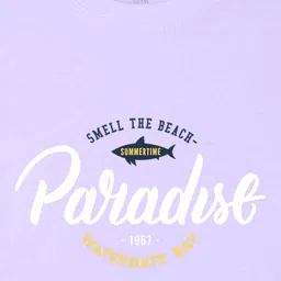 NUSYL Boys Typography Printed Round Neck T-shirt image 2