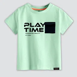 CODEZ Boys Pack Of  2 Printed Cotton Regular Fit T-shirts image 3