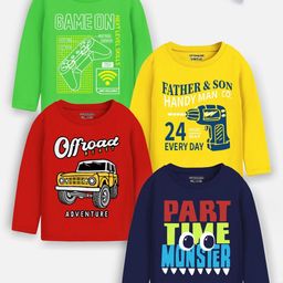 YK X Trampoline Boys 4 Printed Applique T-shirt-picture-16