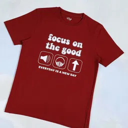 Hoop Boys Typography Printed Round Neck Short Sleeves Cotton T-shirt image 2