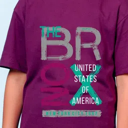 NUSYL Boys Typography Printed Round Neck Oversized T-shirt image 4