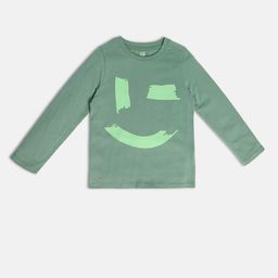 MINI KLUB Boys Abstract Printed Round Neck Long Sleeve Cotton T-shirt-picture-47