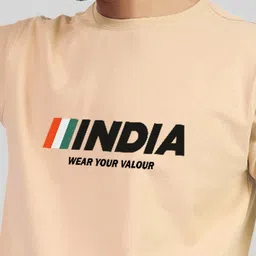 Greylongg Men Typography Applique T-shirt image 2