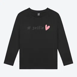 BAESD Girls Round Neck Applique Casual T-shirt image 3