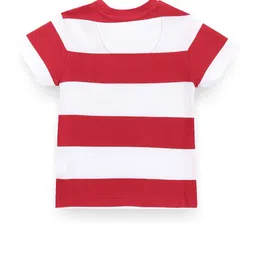U.S. Polo Assn. Kids Boys Striped Applique T-shirt image 3