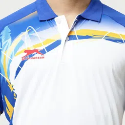 Shiv Naresh Men Printed Polo Collar T-shirt image 4