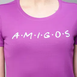 PERFKT-U Typography Printed Round Neck Short Sleeves T-shirt image 2