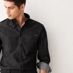 Andamen Men Classic Slim Fit Casual Cotton Shirt image 2