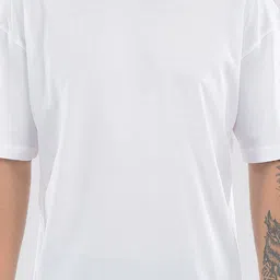 ONEWAY Unisex Solid Cotton Oversized T-Shirt image 4