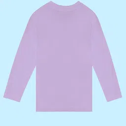 NUSYL Boys Purple V-Neck T-shirt image 3