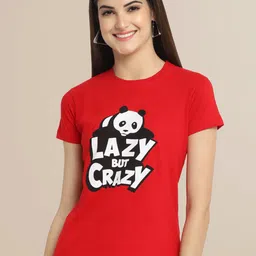 Fabflee Women Pack of 3 Printed Cotton T-shirt image 3