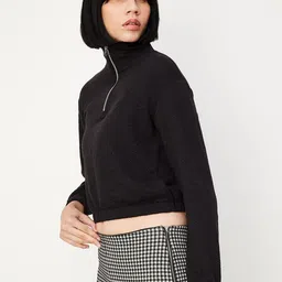 max High Neck Crop Pullover image 4