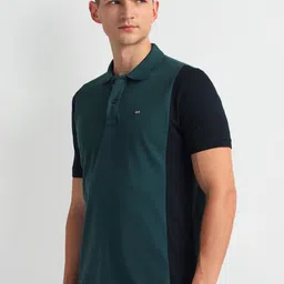 Arrow Sport Colourblocked Polo Collar T-shirt image 3