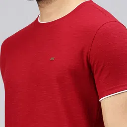 ZEDD Men Round Neck Solid T-shirt image 3