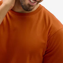 The Souled Store Round Neck Supima Cotton T-shirt image 3