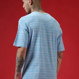 WROGN Printed Round Neck Short Sleeves Regular Fit T-shirt image 3