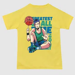 RISH Boys Graphic Printed Round Neck Regular T-shirt image 2