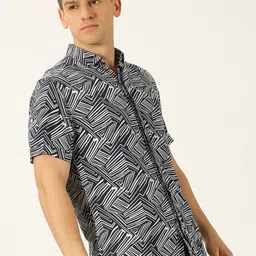 Mast & Harbour Men Classic Opaque Printed Casual Shirt image 3