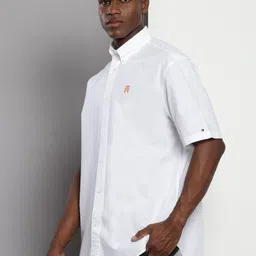 Tommy Hilfiger spread collar Opaque Cotton Casual Shirt image 3