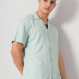 Celio Classic Cuban Collar Casual Shirt image 3