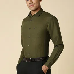 Allen Solly Spread Collar Slim Fit Opaque Formal Shirt image 3
