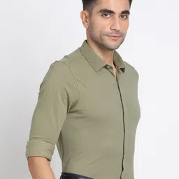 Turtle Modern Slim Fit Spread Collar Cotton Formal Shirt image 3