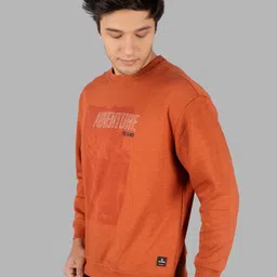 TIM PARIS Typography Printed Long sleeves Cotton Pullover image 3