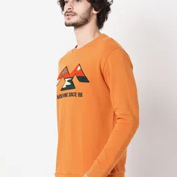 Mufti Men Printed Pure Cotton Sweatshirt image 5