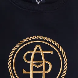 Allen Solly Junior Boys Typography Printed Embroidered Round Neck Sweatshirt image 3