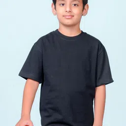 NUSYL Boys Graphic Printed Drop Shoulder Sleeves Oversized T-shirt image 3