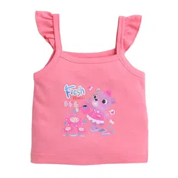 EIO Kids Infant Pack Of 5 Humour And Comic Printed Sleeveless Cotton T-shirt image 3