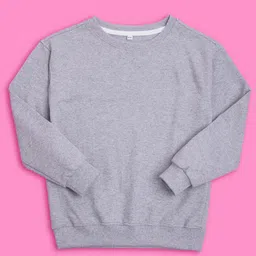 NUSYL Girls Graphic Printed Oversized Sweatshirt image 3