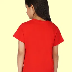 NUSYL Girls Graphic Printed T-shirt image 3