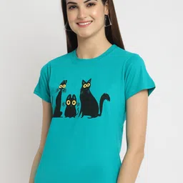 Fabflee Pack Of 3 Printed Cotton Casual T-shirt image 5