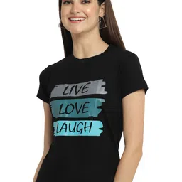 Fabflee Pack Of 4 Graphic Printed Cotton T-shirt image 5