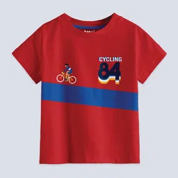 BAESD Boys Pack Of 3 Printed Round Neck Cotton T-shirts image 3