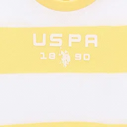 U.S. Polo Assn. Kids Boys Striped Applique T-shirt image 2