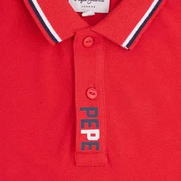 Pepe Jeans Boys Polo Collar Cotton T-shirt image 2