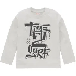 Kiddeo Boys Pack Of 3 Typography Printed Long Sleeves Cotton T-shirt image 5