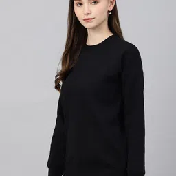 COLOR CAPITAL Round Neck Oversized Drop Shoulder Sweatshirt image 3